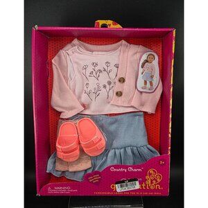Our Generation Country Charm Outfit For 18-Inch Dolls Includes Clothes & Accesso